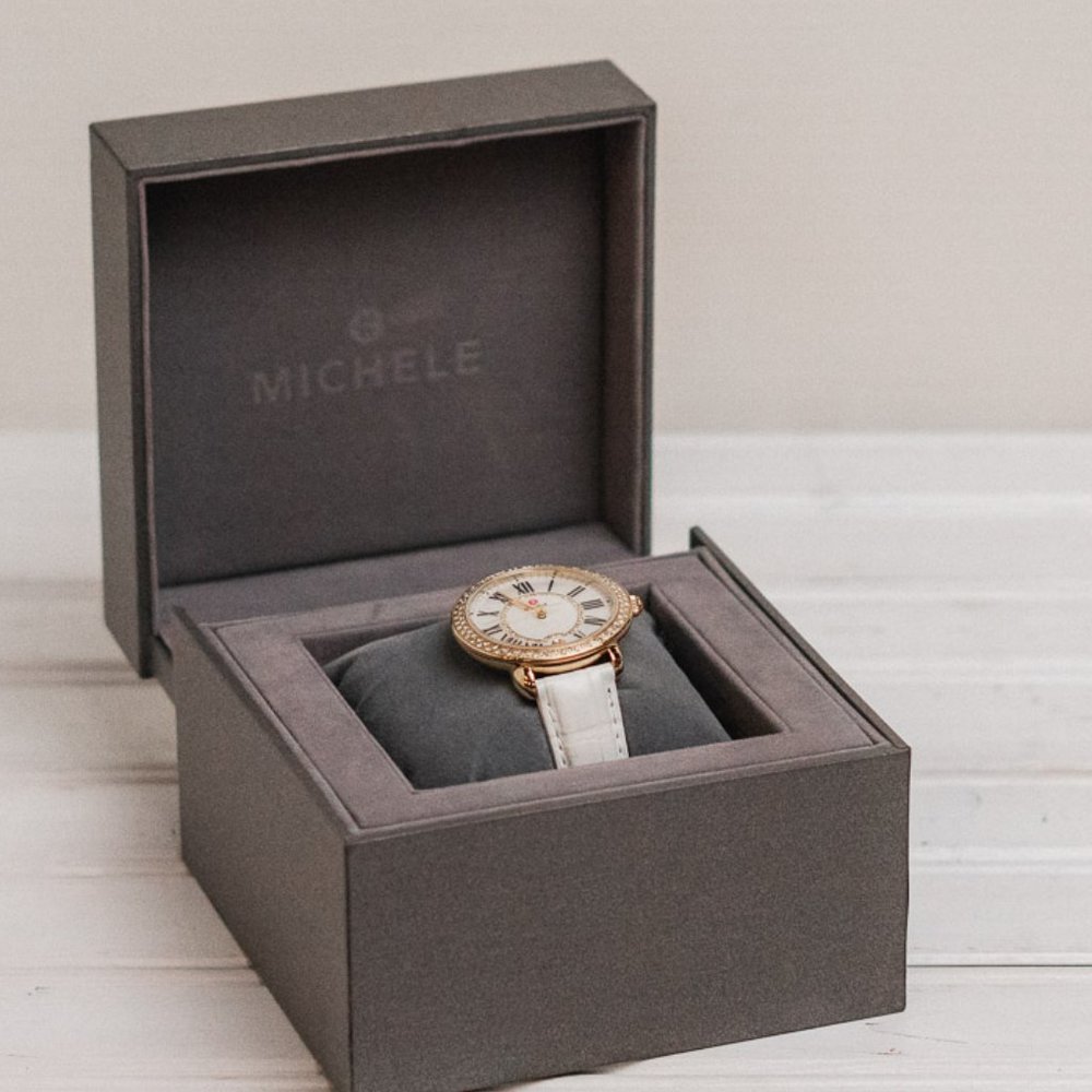 MICHELE Watch - Serein 16 Diamond & Gold Watch